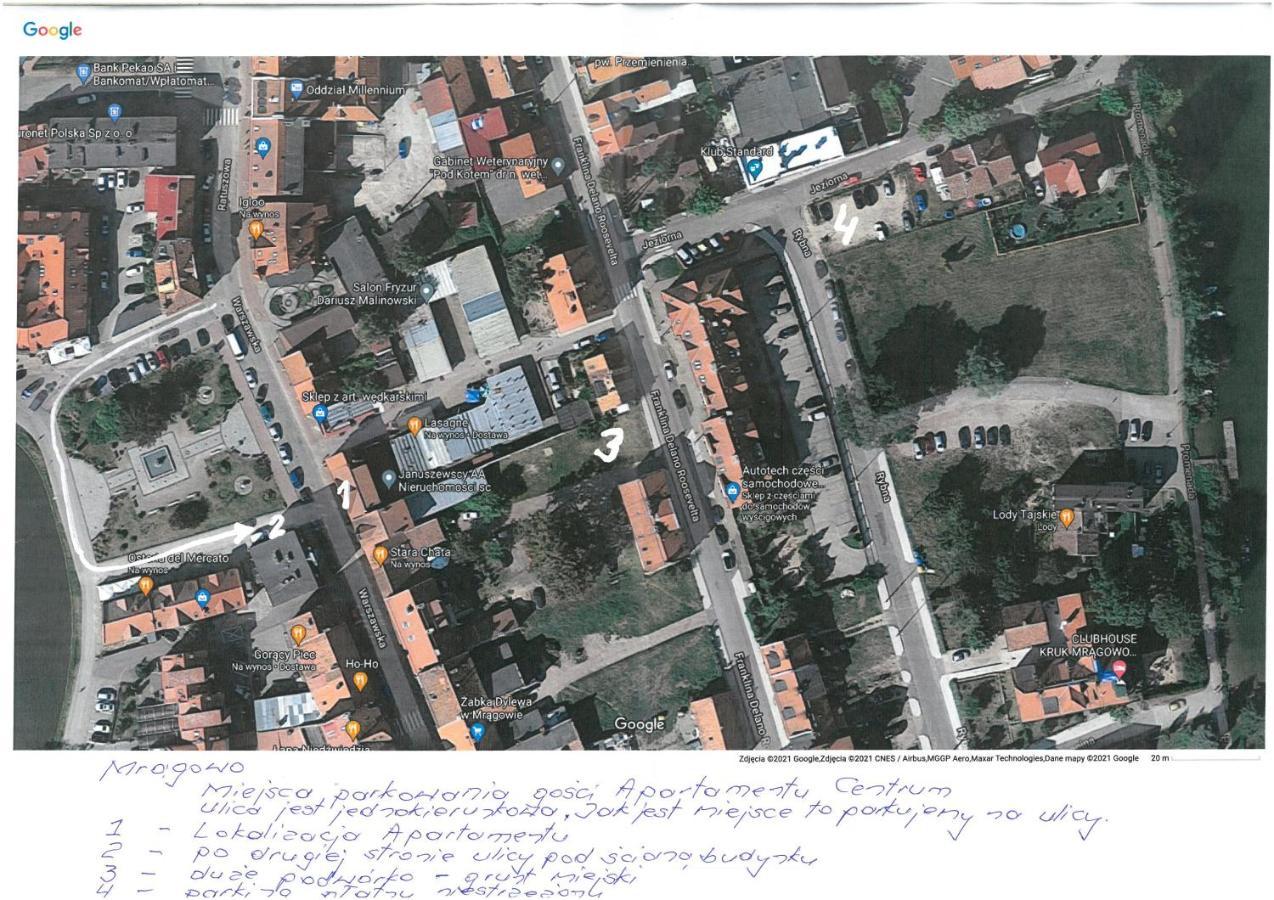 Warszawska Centrum - W Cenie 4 Rowery, Lodka Wioslowa, Kajak, Rower Wodny, Plaza Mrągowo Exteriör bild